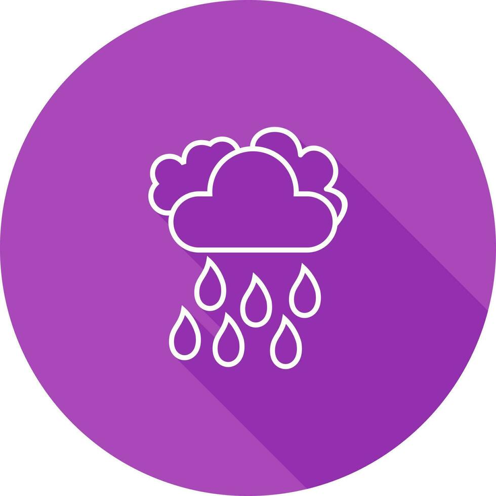 Light Rain Vector Icon