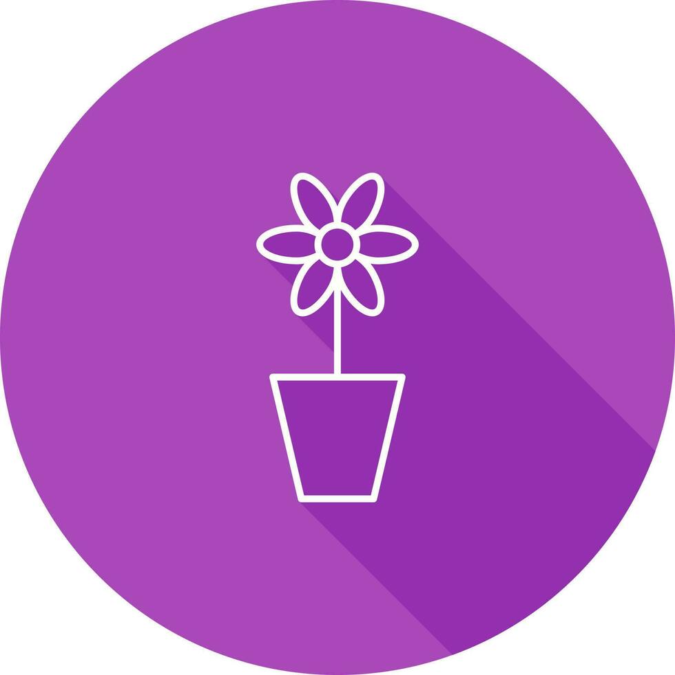 Flower Pot Vector Icon