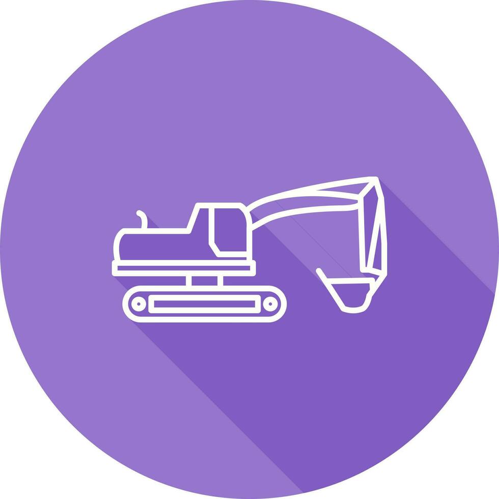 Excavator Vector Icon