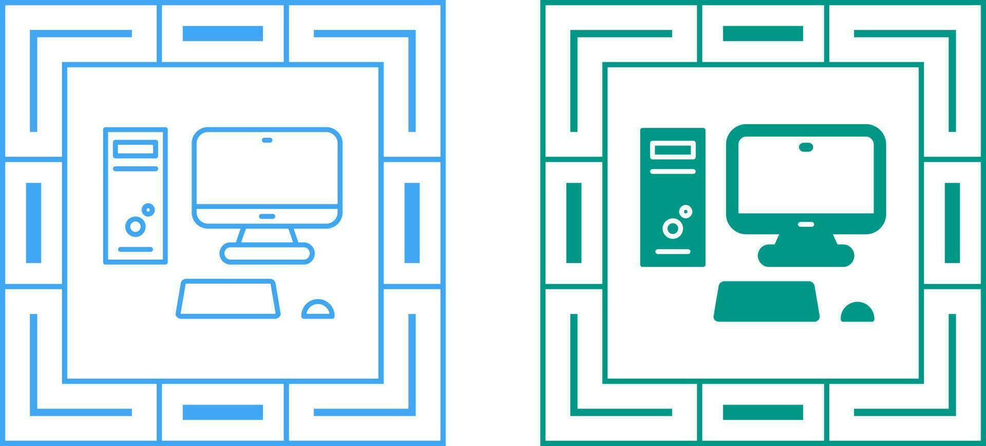 pc Vector Icon Set
