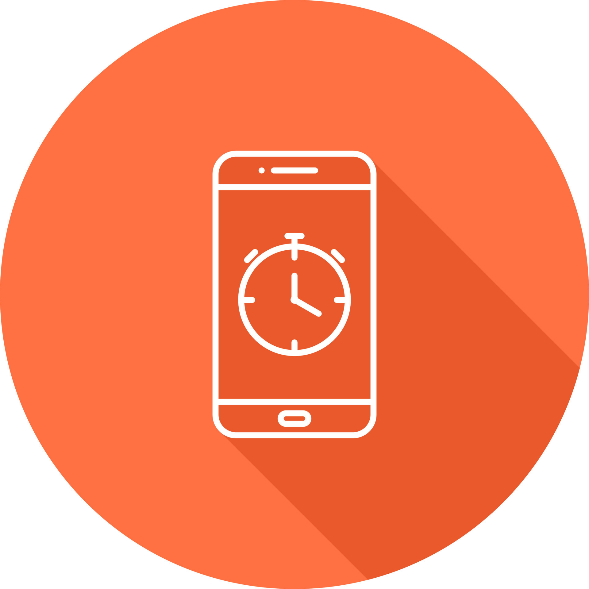Clock App Vector Icon 23718328 Vector Art at Vecteezy