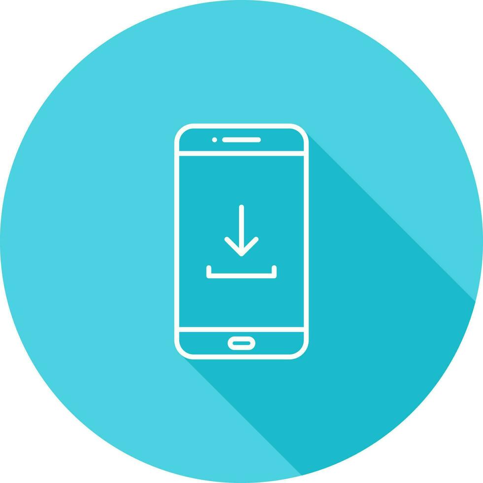Download To Phone Vector Icon