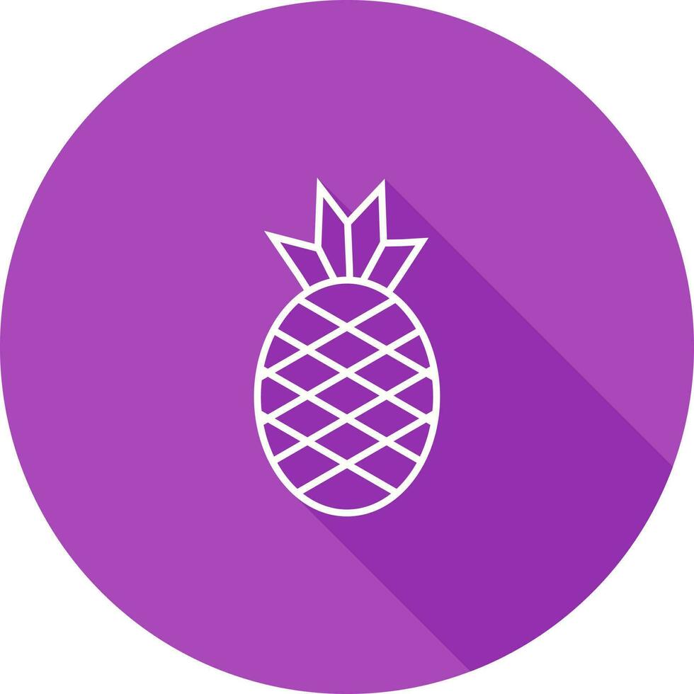 icono de vector de piña