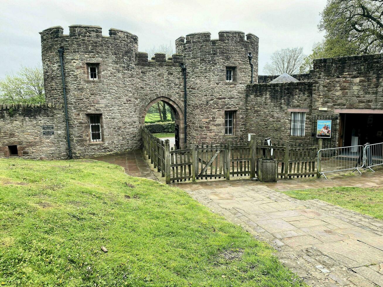 Beeston in the UK in April 2023. A view of Beeston Castle and its grounds photo