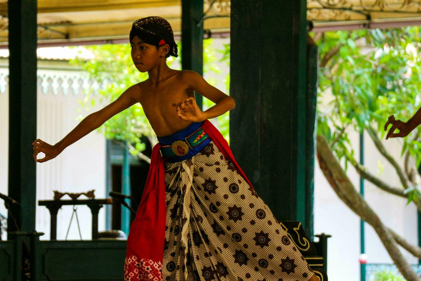 Yogyakarta, Indonesia on October 2022. Abdi dalem mataya, courtiers of the Yogyakarta Palace who are dancers. T photo