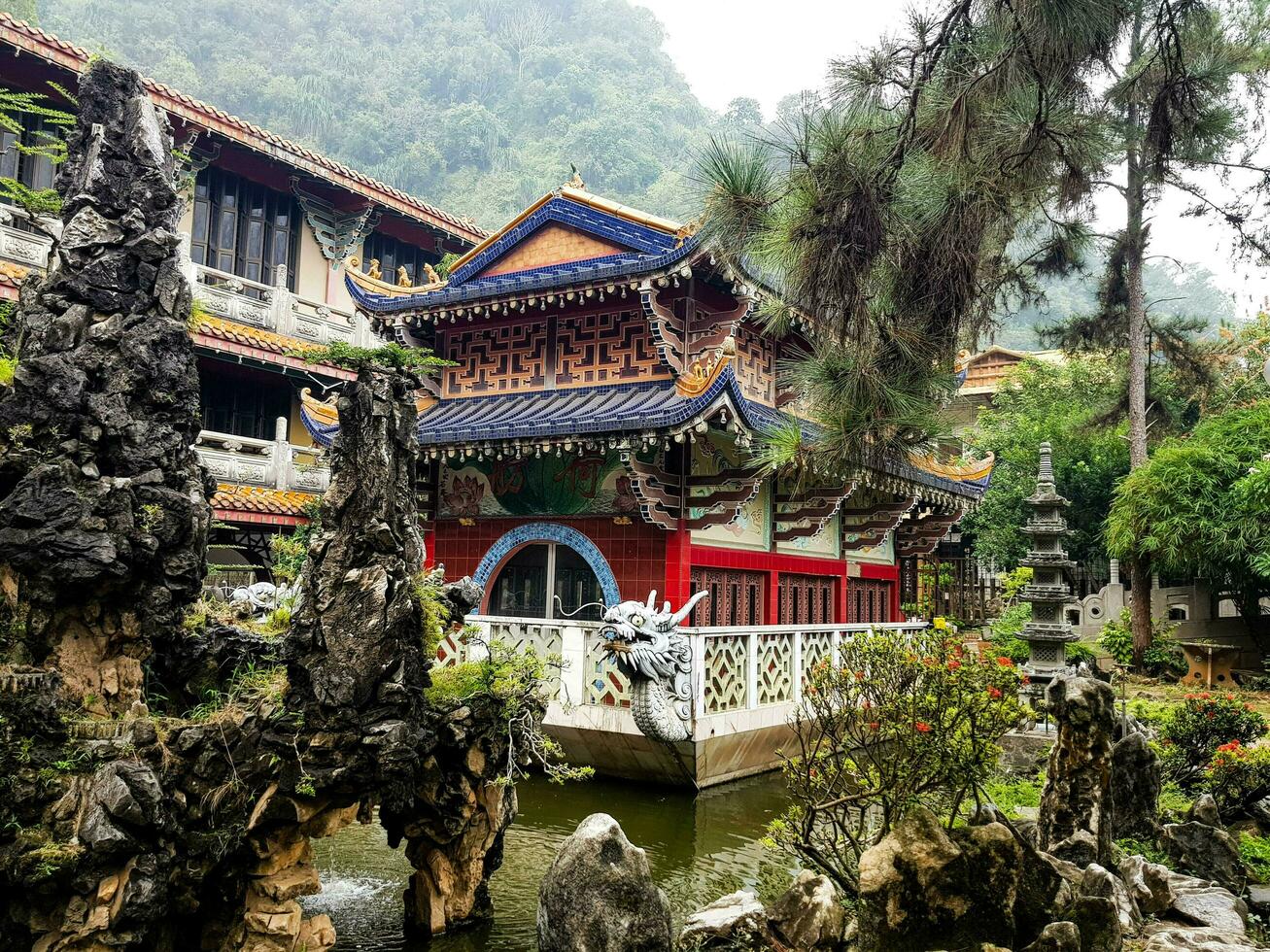 Ipoh, Malaysia in November 2019. Sam Poh Tong Temple is a Chinese temple built in a limestone cave and is the oldest and main cave temple in Ipoh, Perak, Malaysia. photo