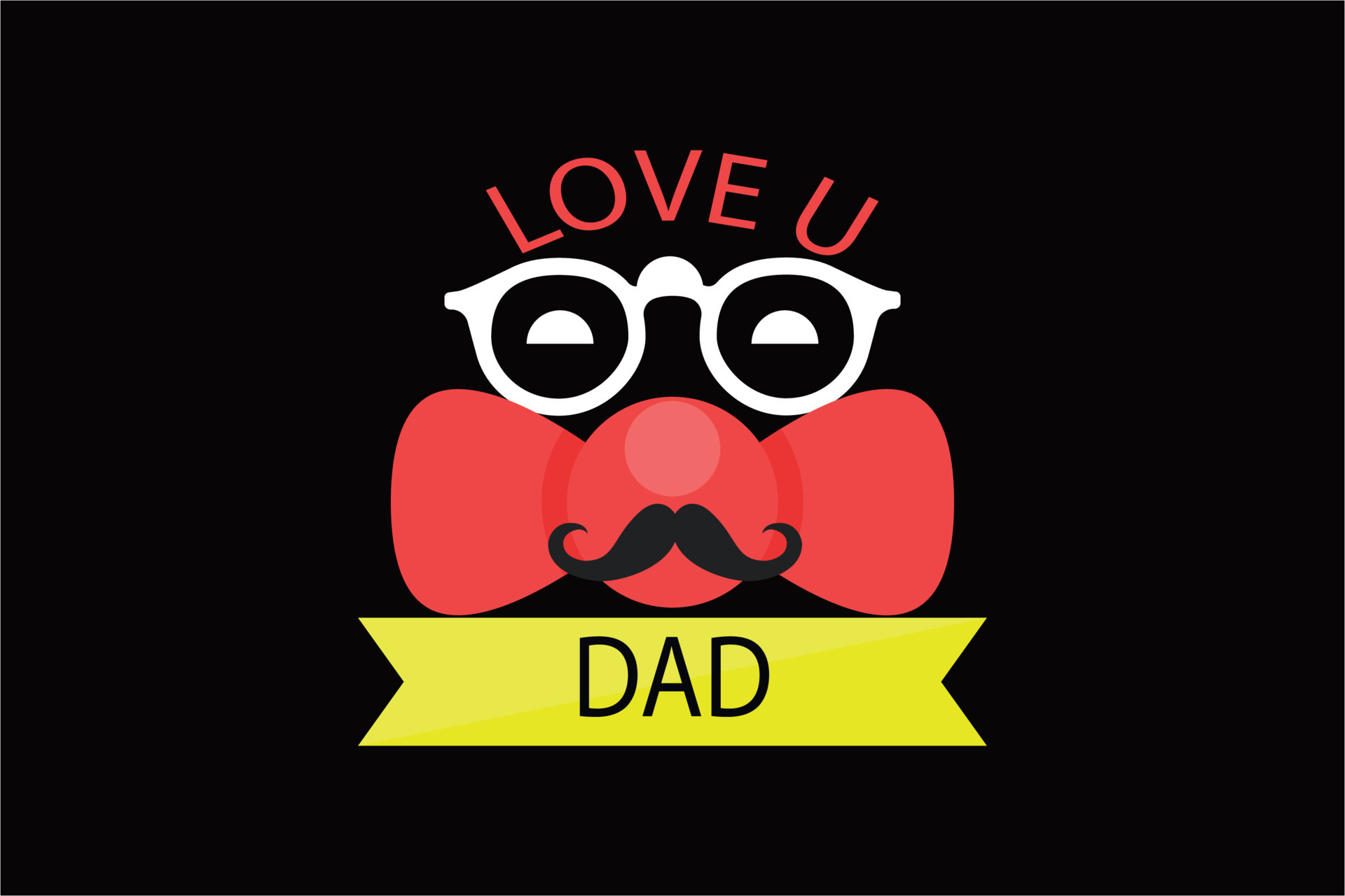 love-u-dad-typography-t-shirt-design-23718631-vector-art-at-vecteezy