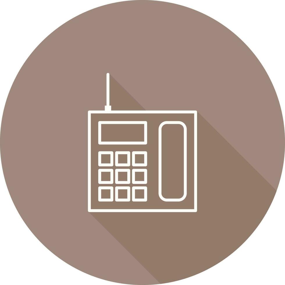 Wireless Landline Phone Vector Icon