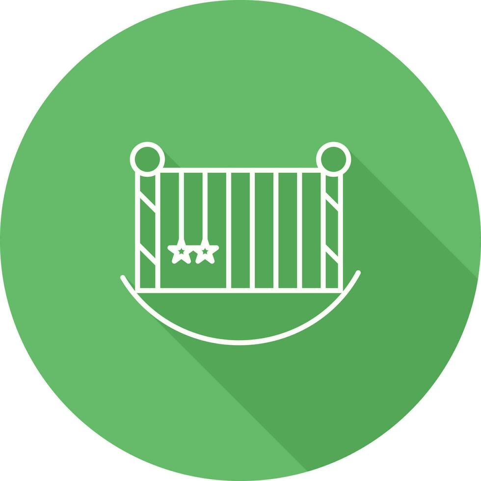 Baby Cot Vector Icon