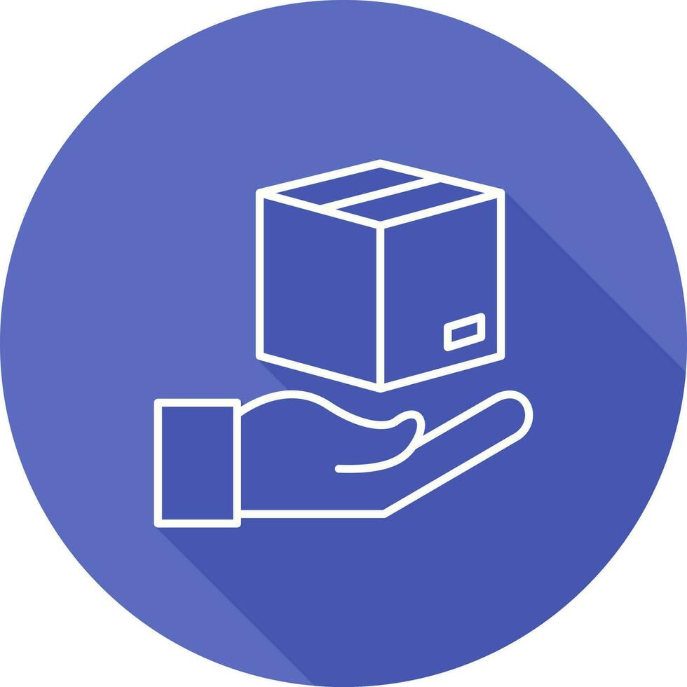 Hand Over Package Vector Icon