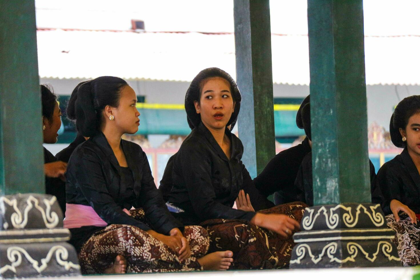 Yogyakarta, Indonesia on October 2022. Abdi dalem mataya, courtiers of the Yogyakarta Palace who are dancers. T photo