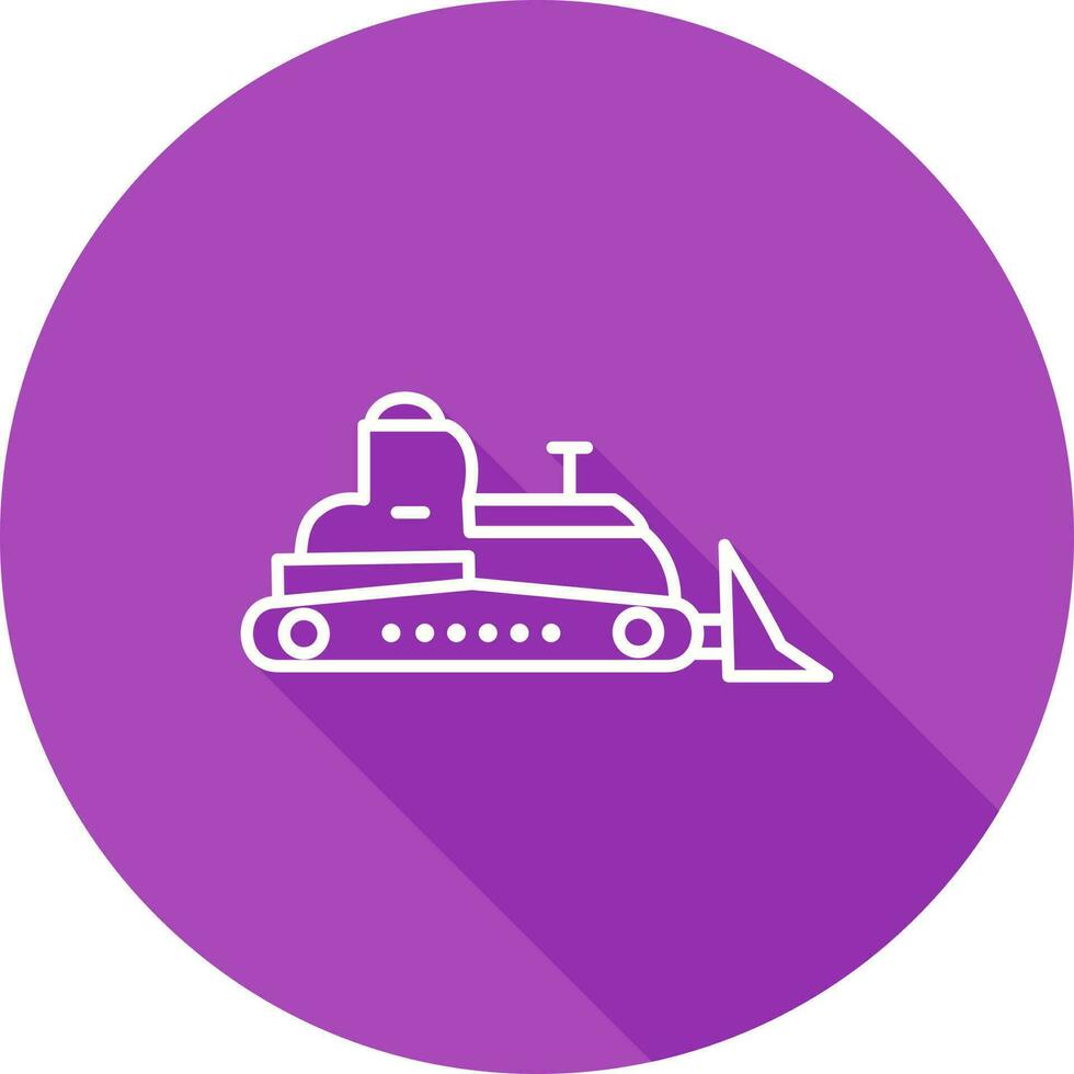 Bulldozer Vector Icon