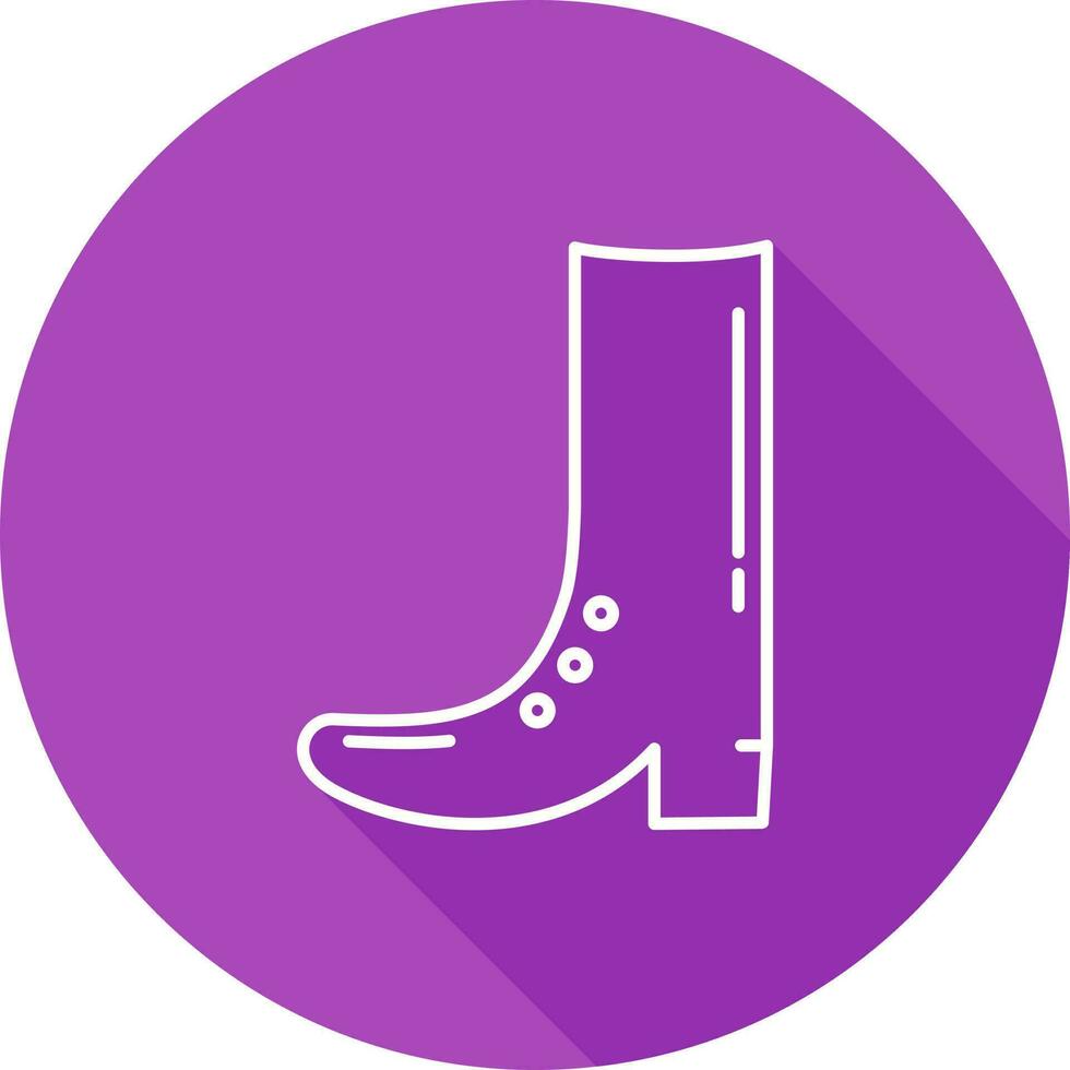 Cowboy Boot Vector Icon