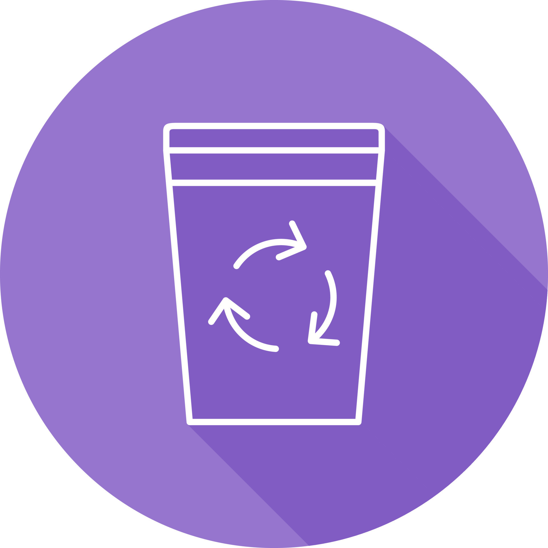 Recycle Bin Vector Icon 23720019 Vector Art at Vecteezy