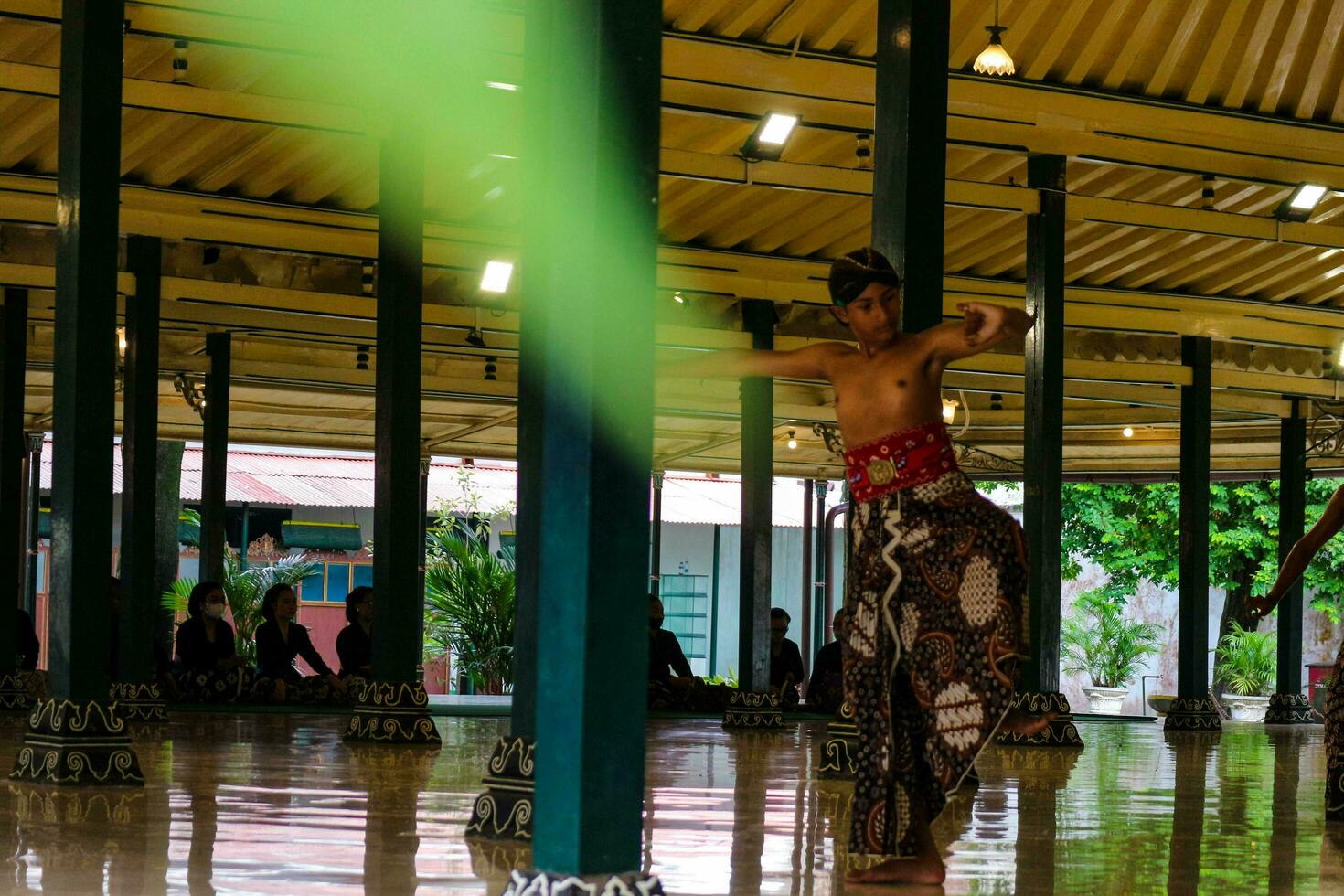 Yogyakarta, Indonesia on October 2022. Abdi dalem mataya, courtiers of the Yogyakarta Palace who are dancers. T photo