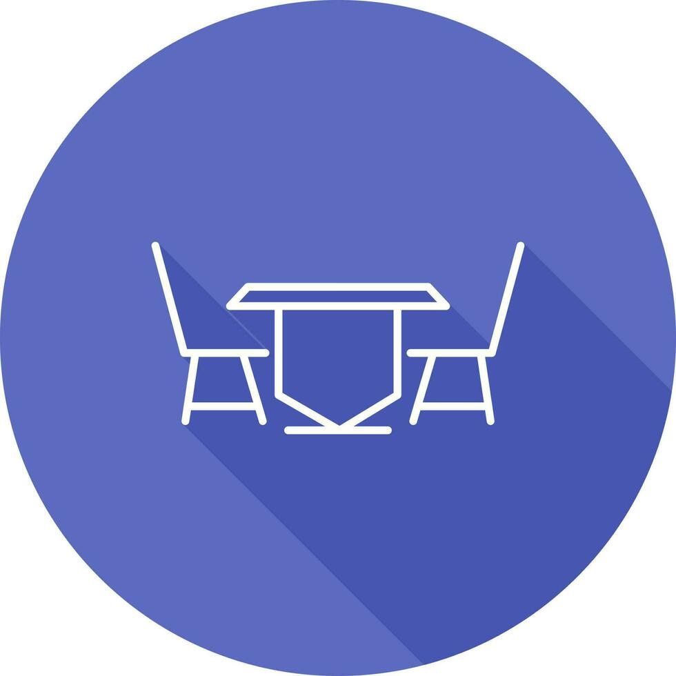 Lunch Table Vector Icon