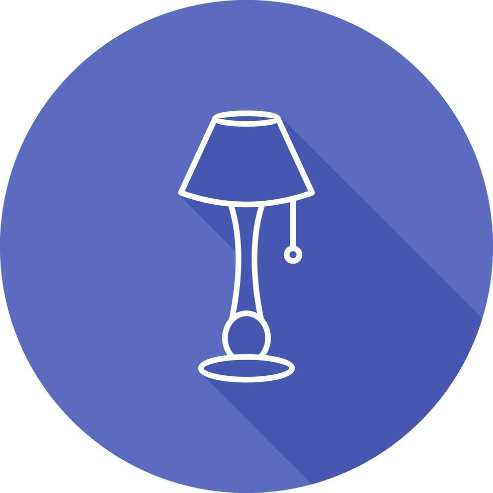 Lamp with stand Vector Icon