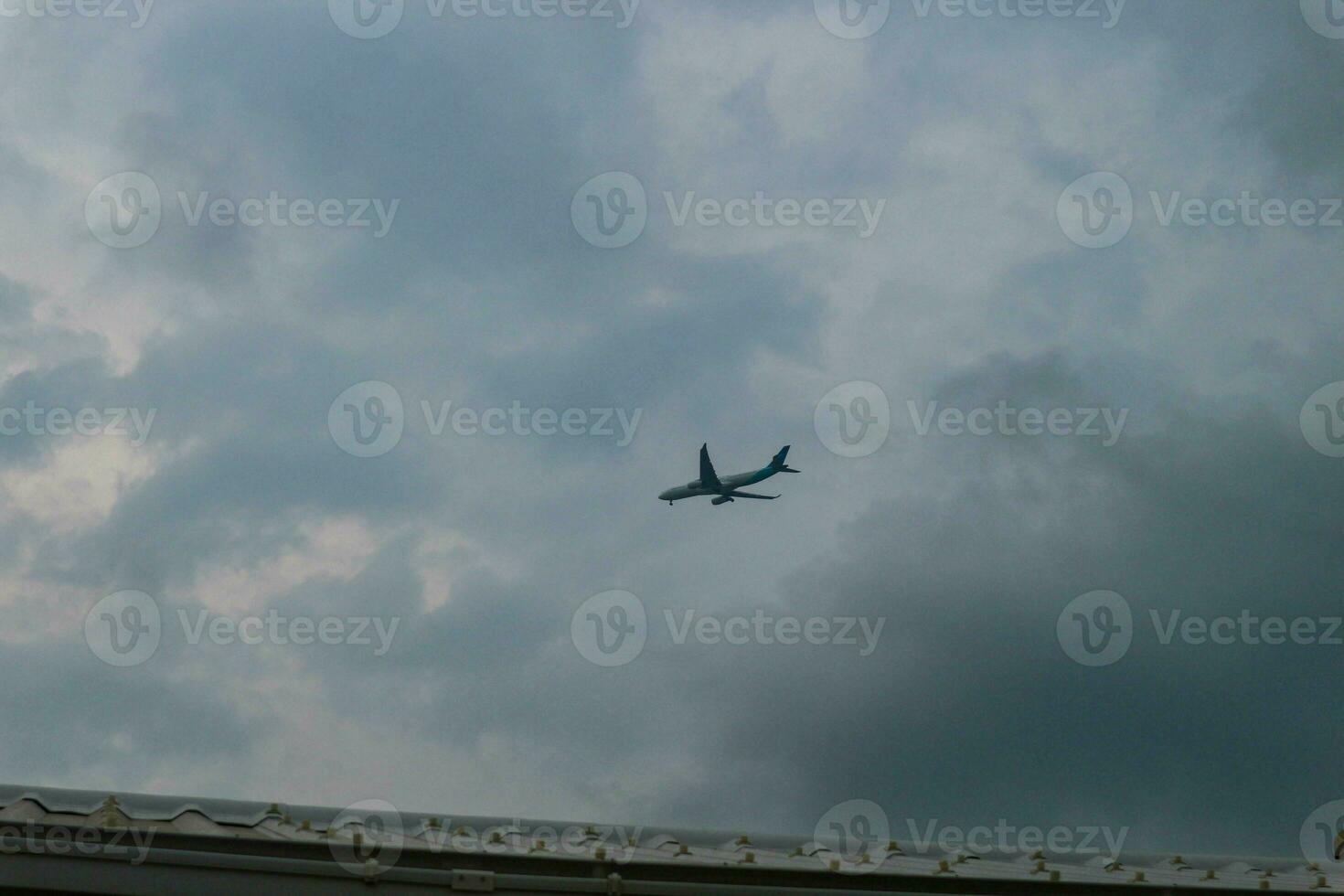 This is photo of plane on the sky