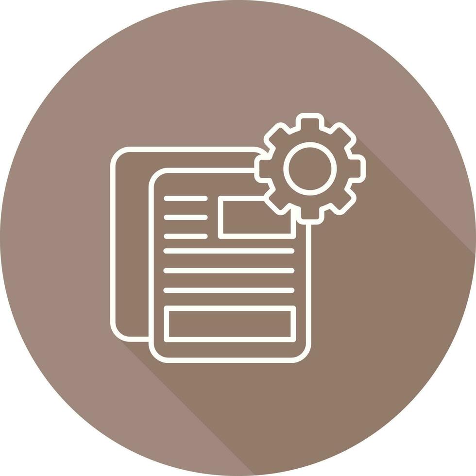 Document Setting Vector Icon 23720608 Vector Art at Vecteezy