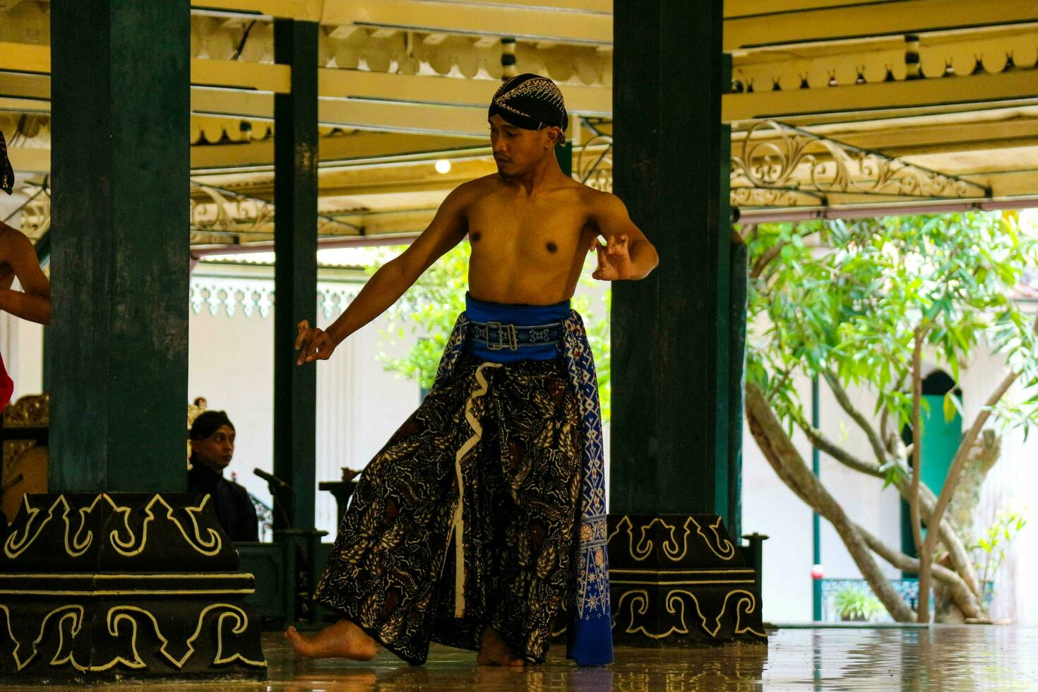 Yogyakarta, Indonesia on October 2022. Abdi dalem mataya, courtiers of the Yogyakarta Palace who are dancers. T photo