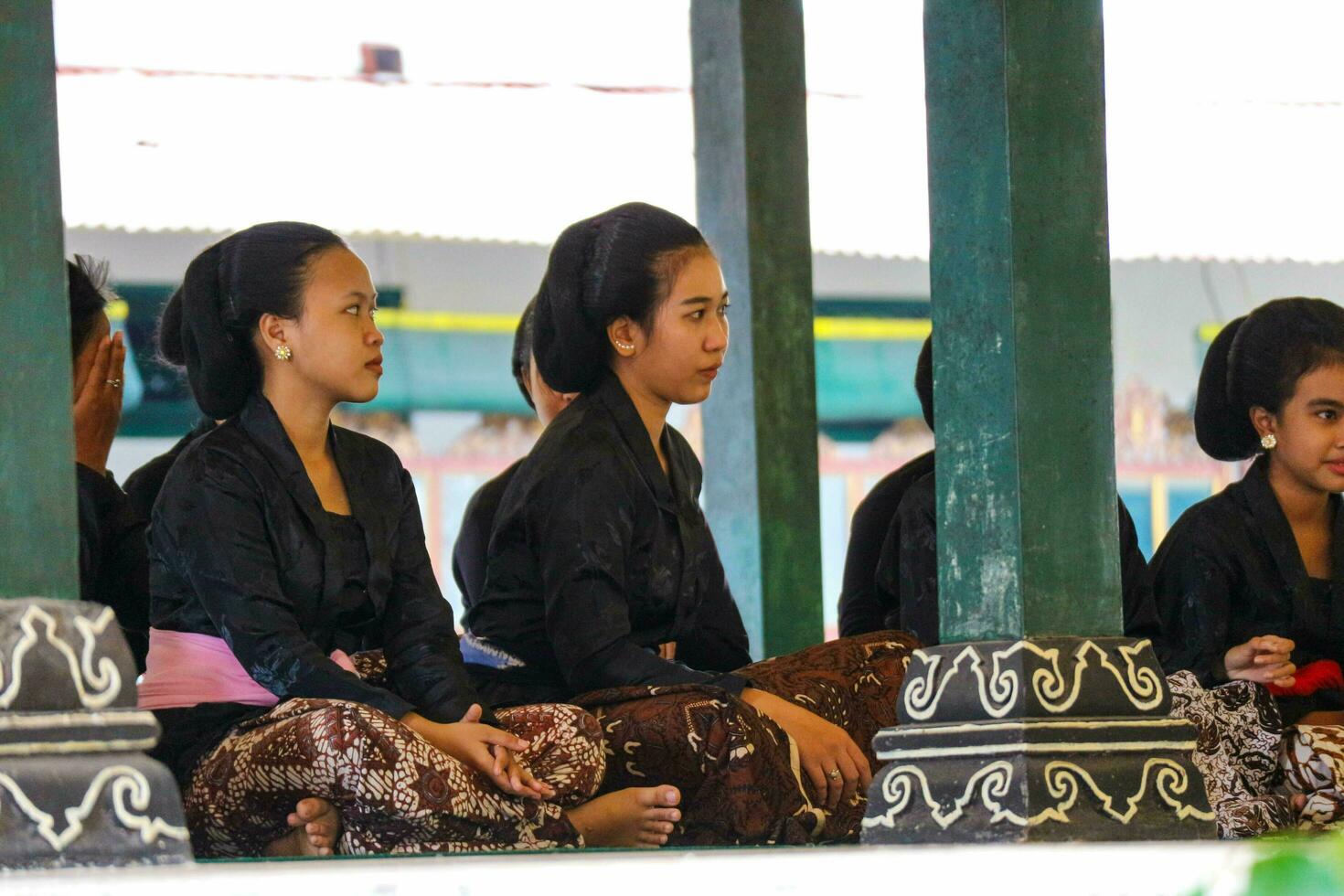 Yogyakarta, Indonesia on October 2022. Abdi dalem mataya, courtiers of the Yogyakarta Palace who are dancers. T photo