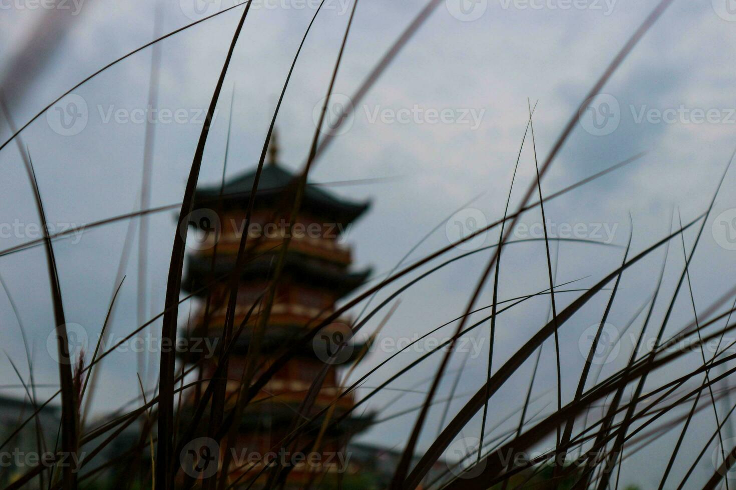 The pagoda is in the middle of Chinatown PIK Pantjoran, Pantai Indah Kapuk. photo