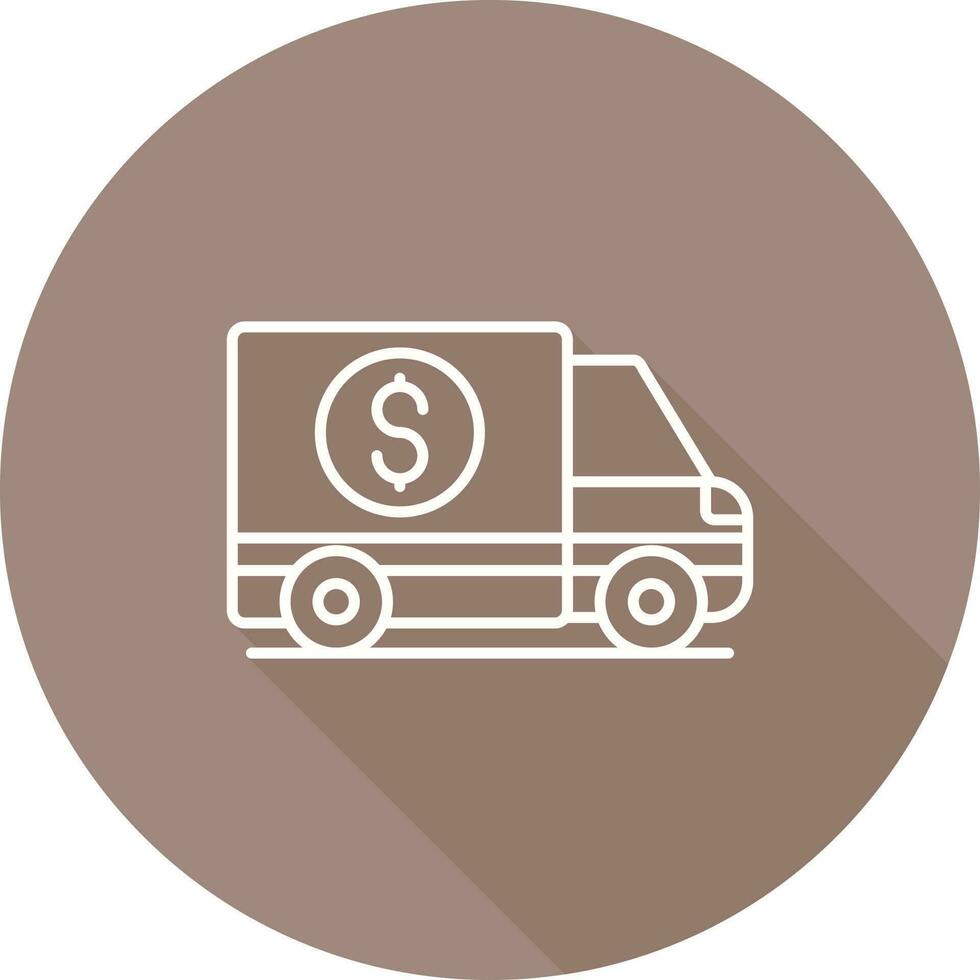 Money Truck Vector Icon