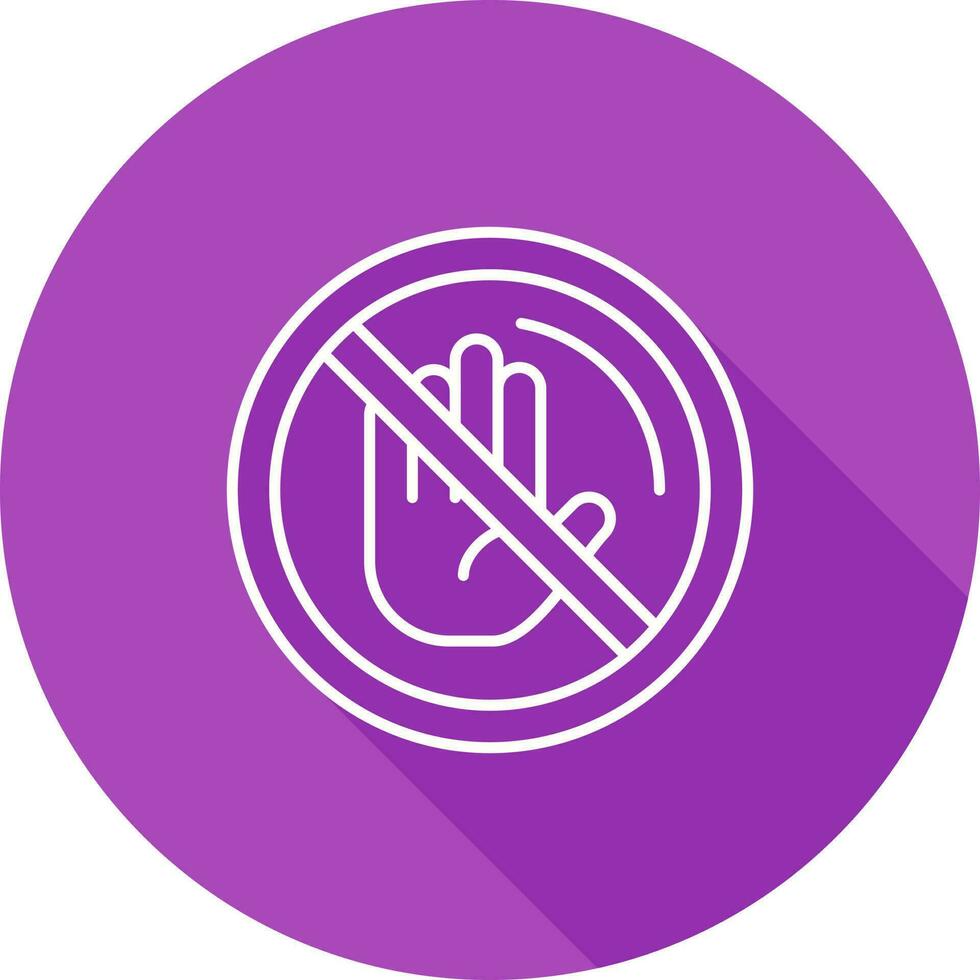 No Passing Vector Icon