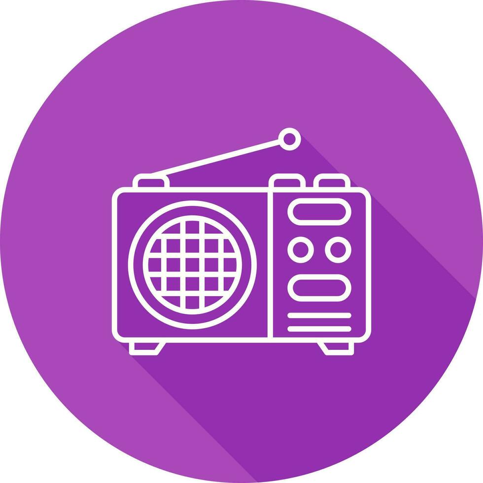 icono de vector de radio