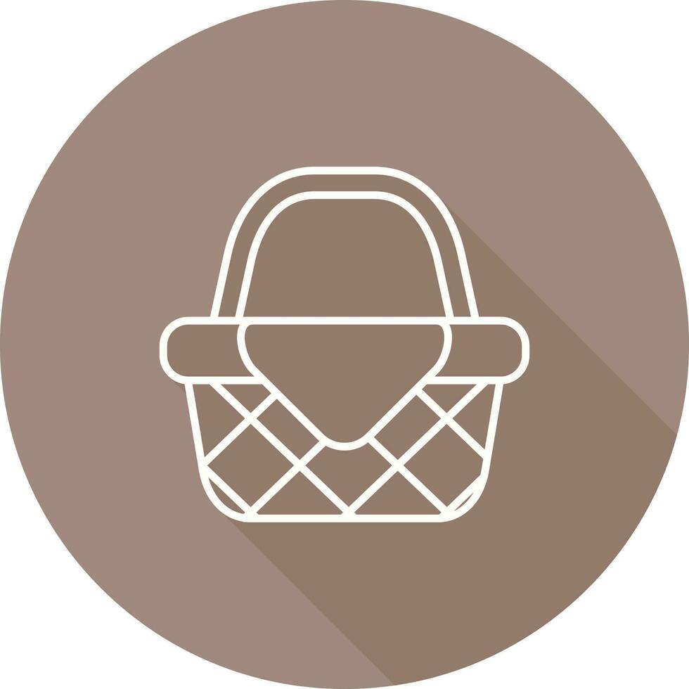 Picnic Basket Vector Icon