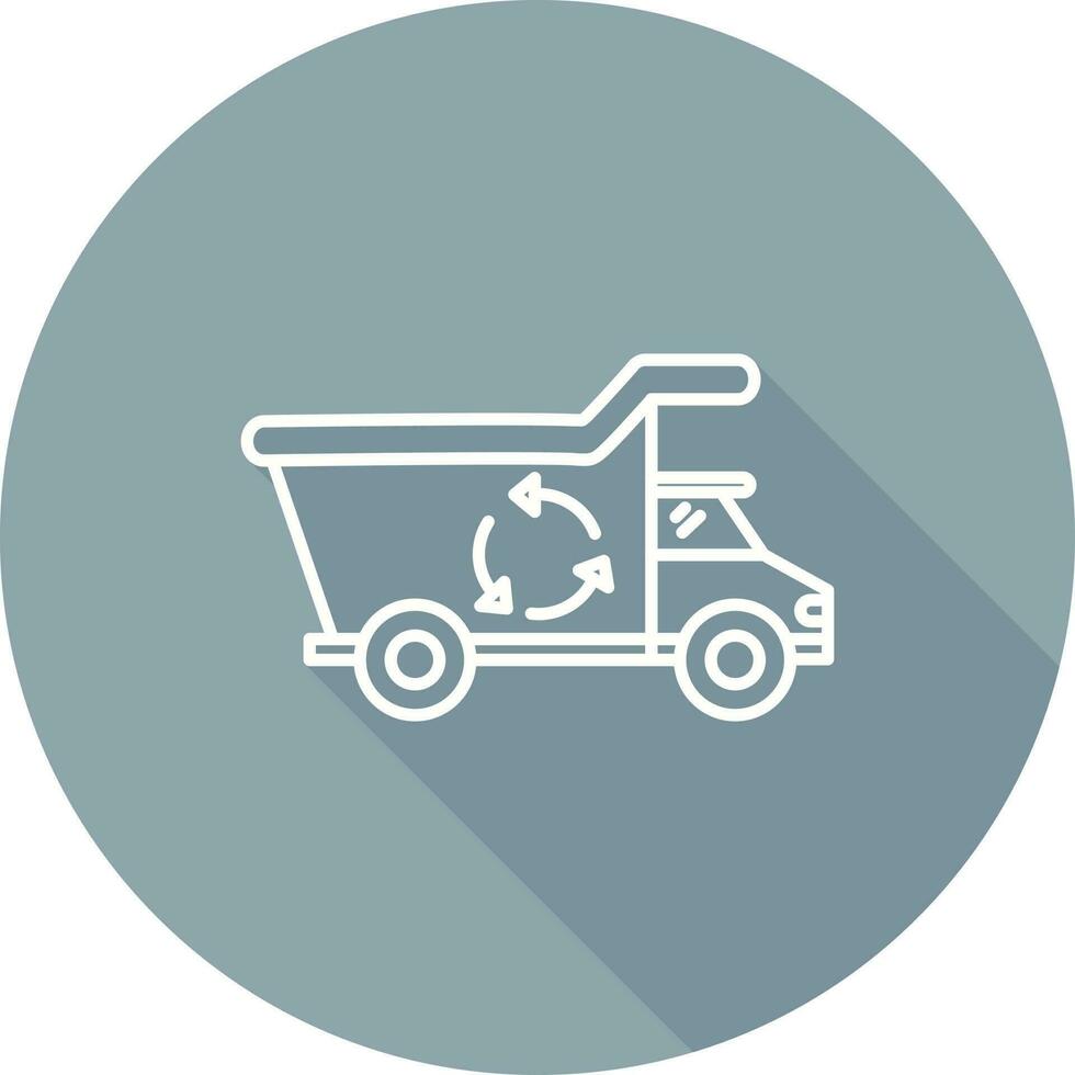 Recycling Truck Vector Icon