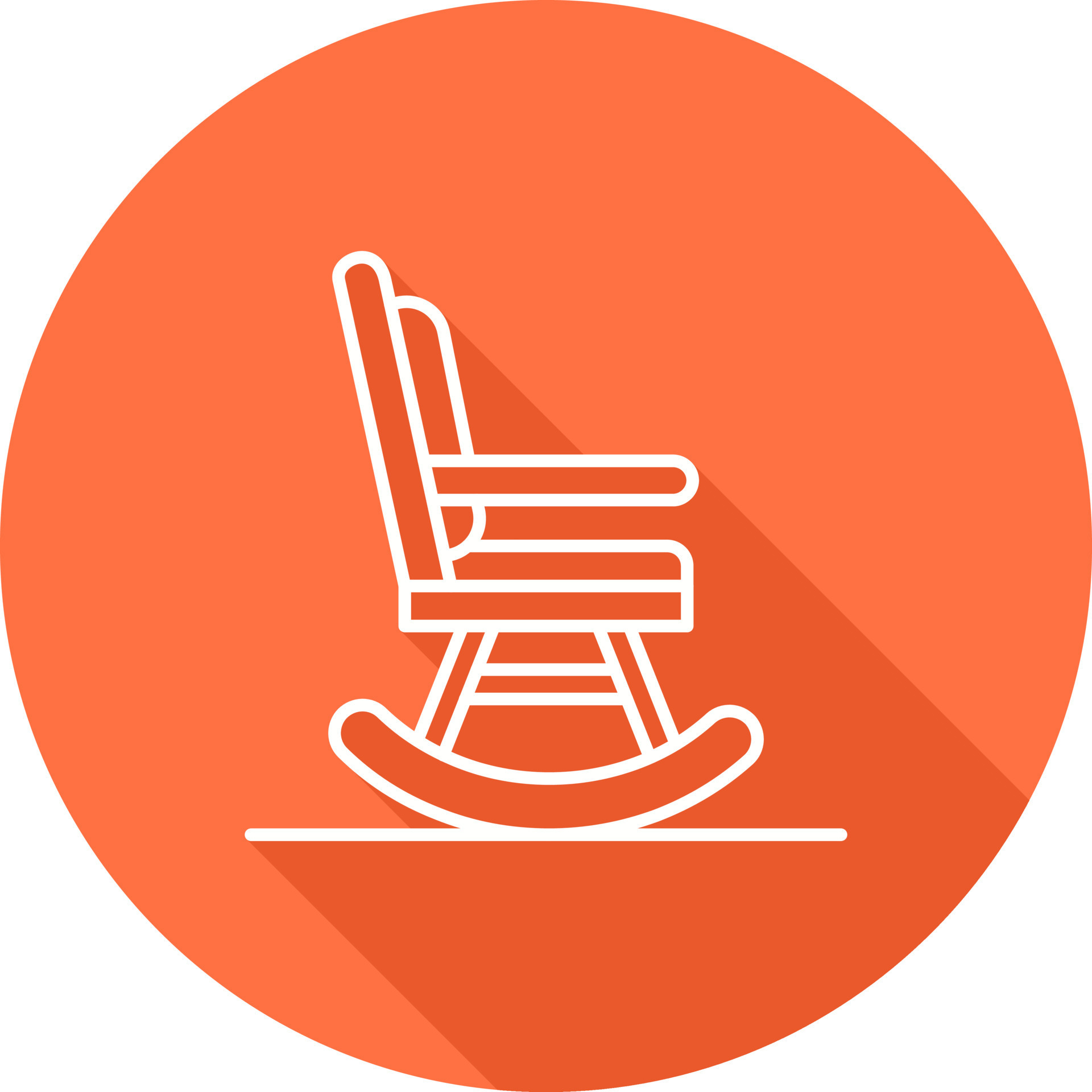 Rocking Chair Vector Icon 23723055 Vector Art at Vecteezy