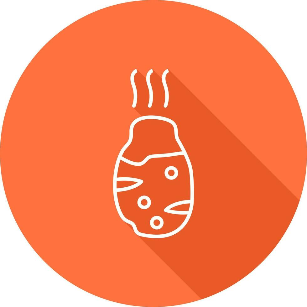 Roasted Potato Vector Icon