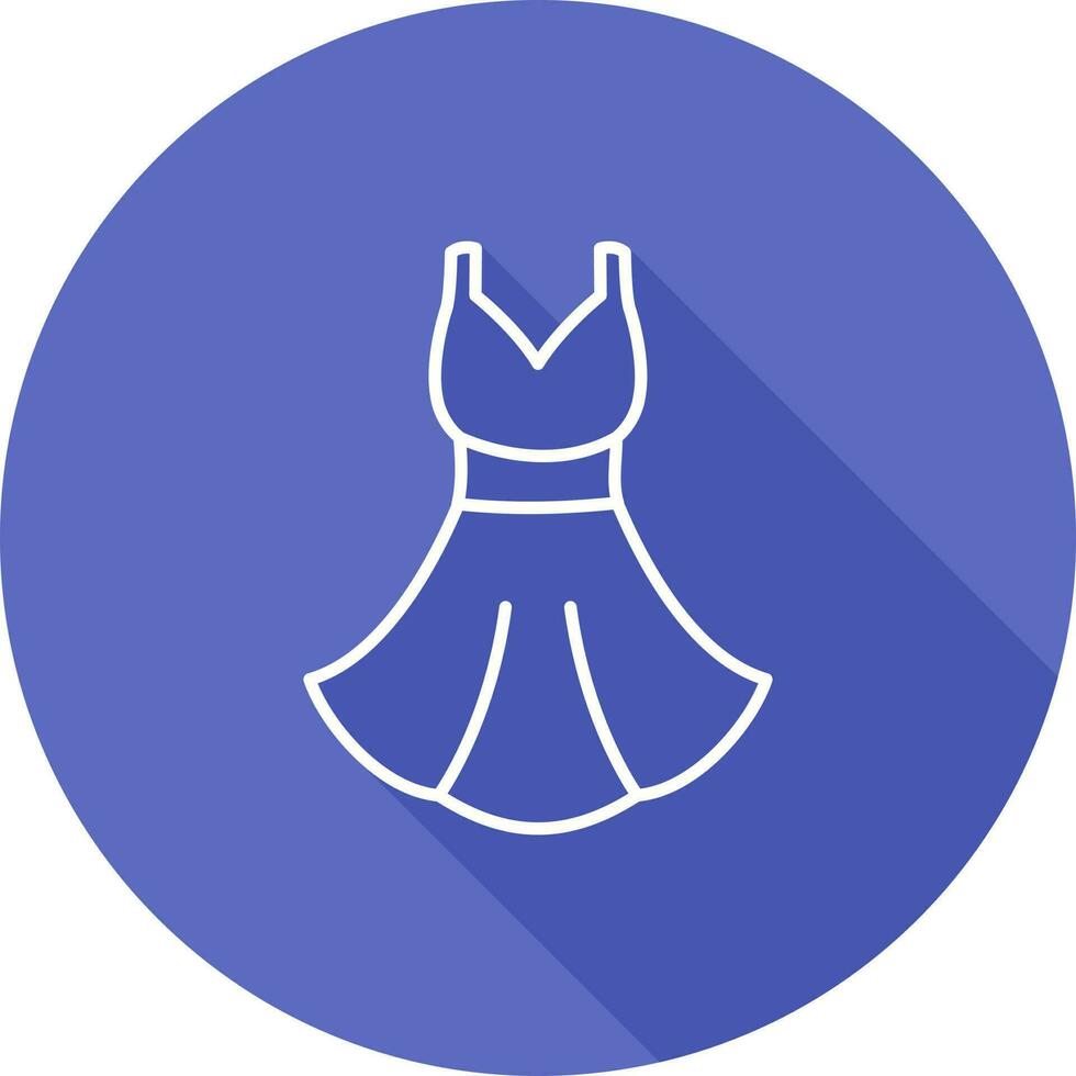 vestido, vector, icono vector