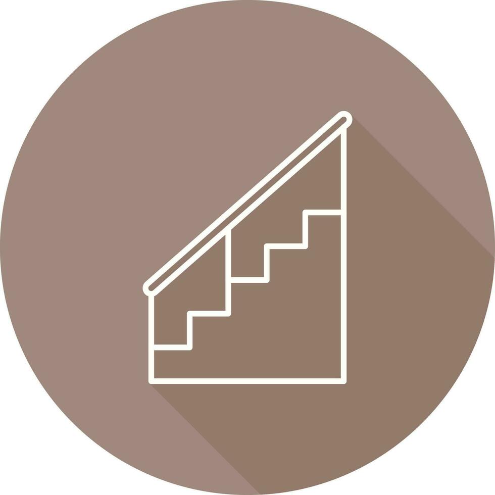 icono de vector de escaleras