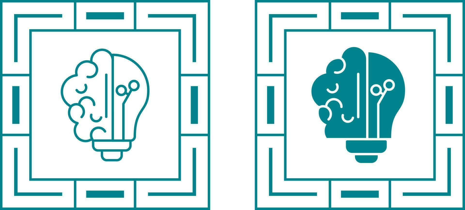 brain Vector Icon Set