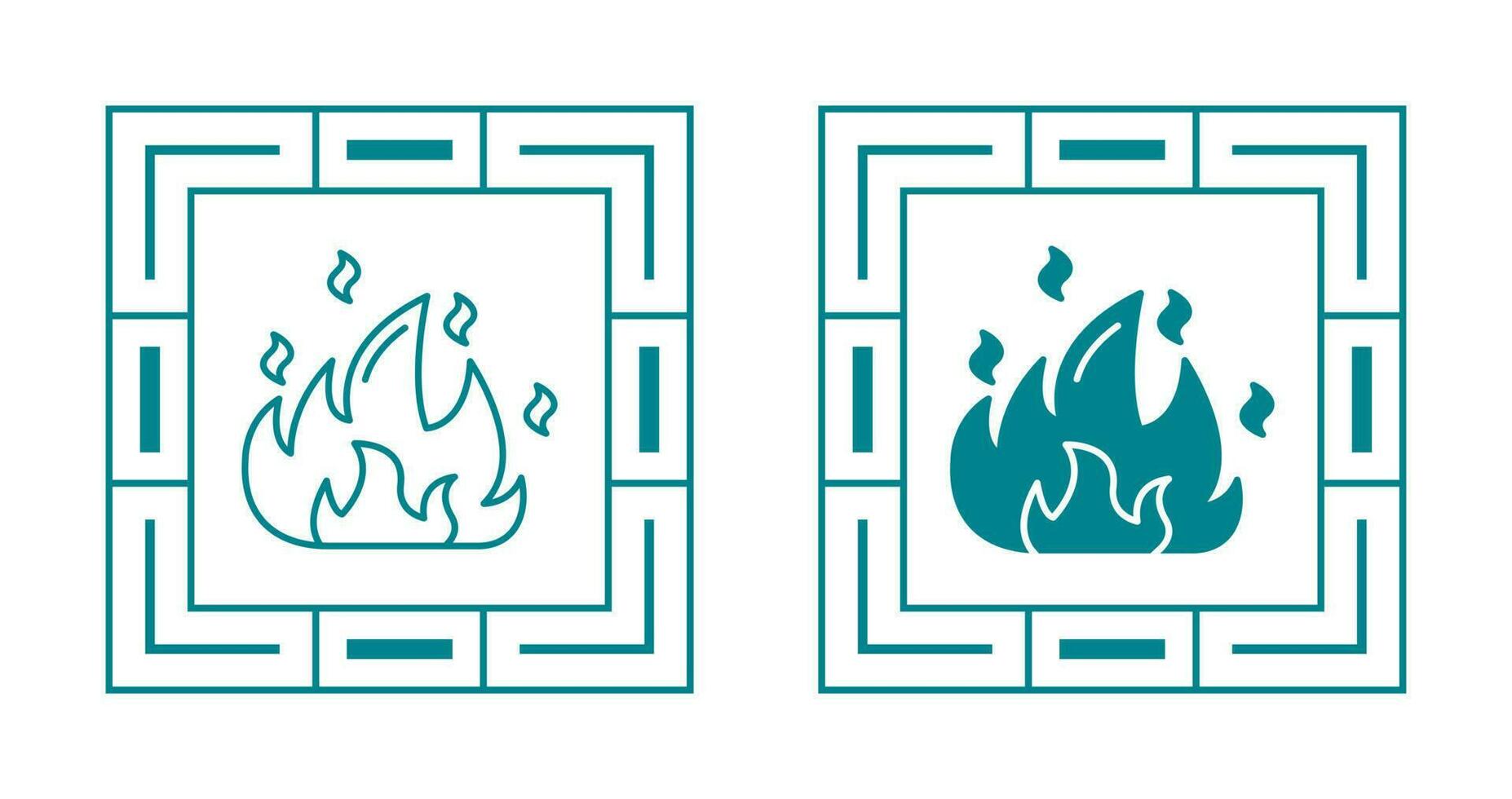 flame Vector Icon Set
