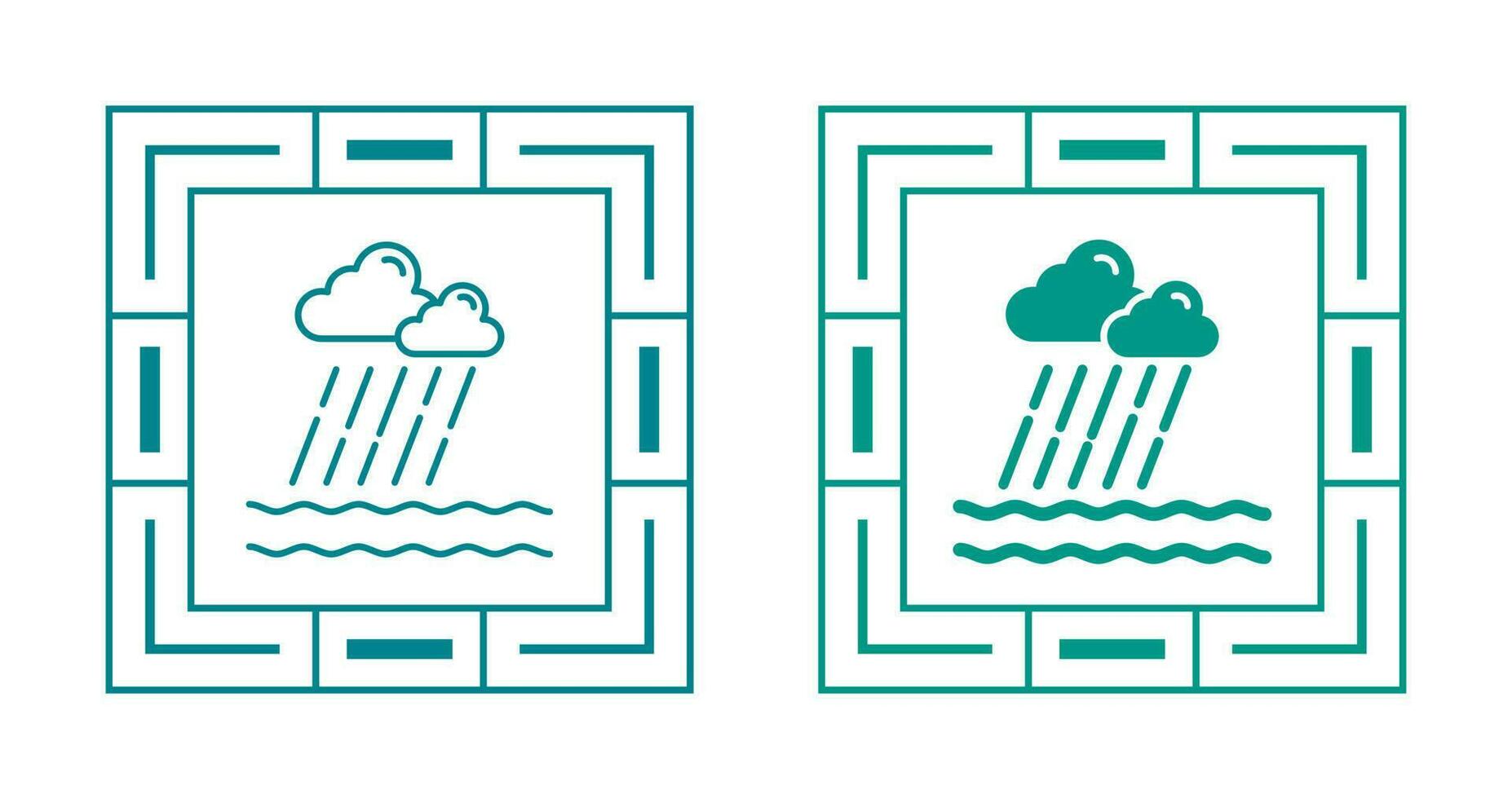 Rain Vector Icon Set
