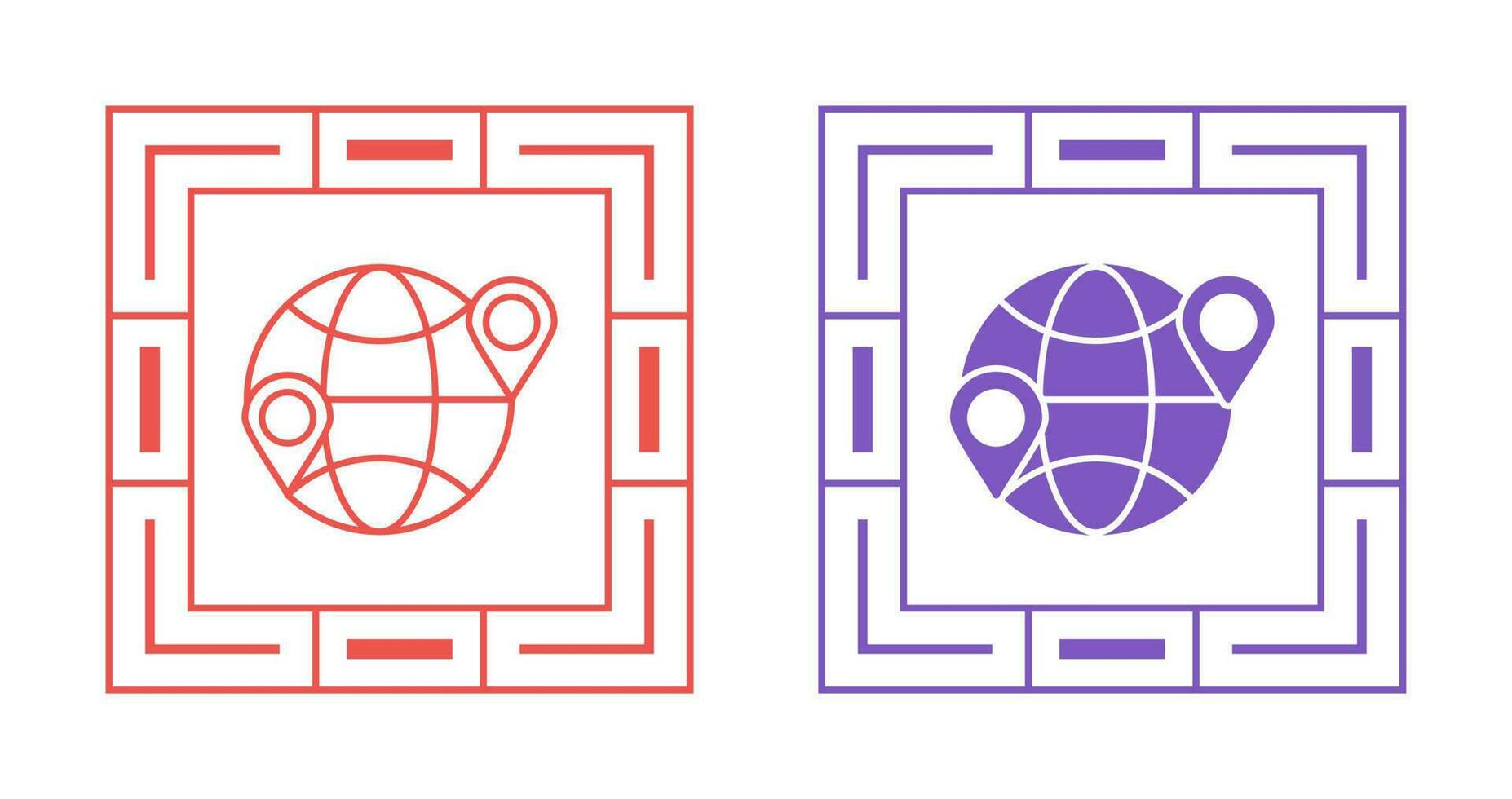 globe Vector Icon Set