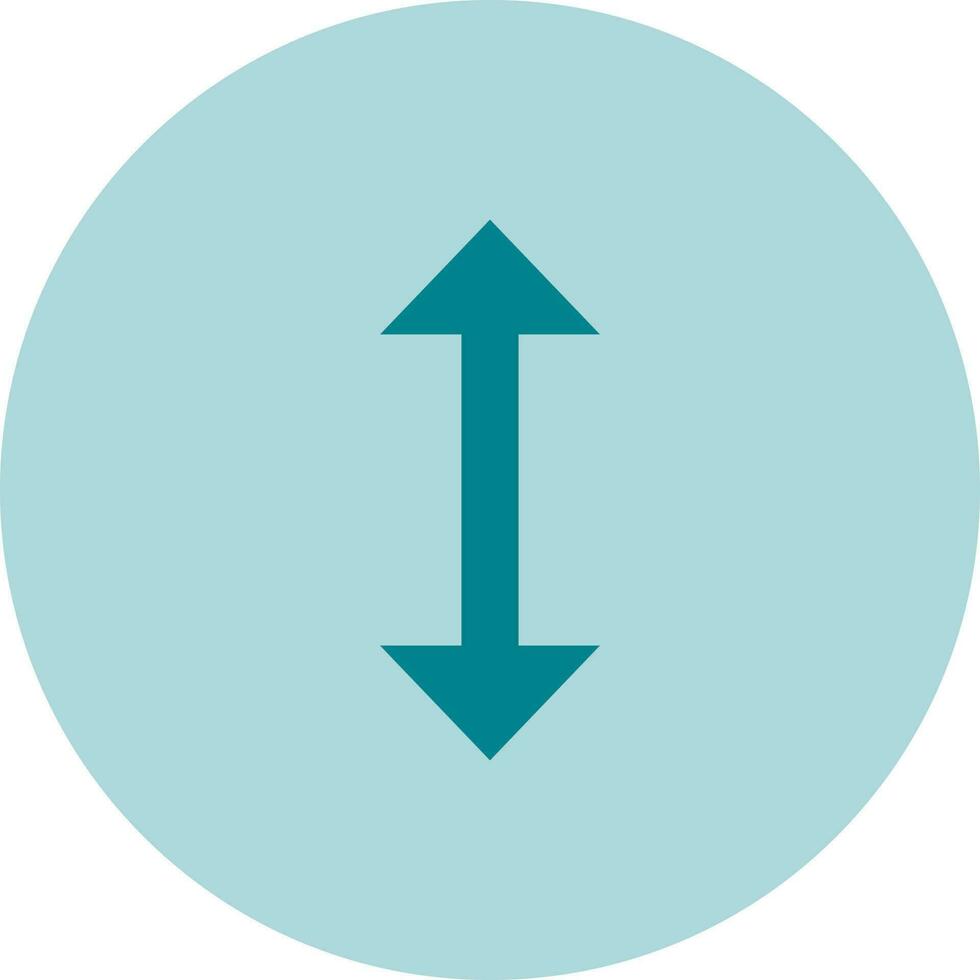 Up Down Glyph Icon vector