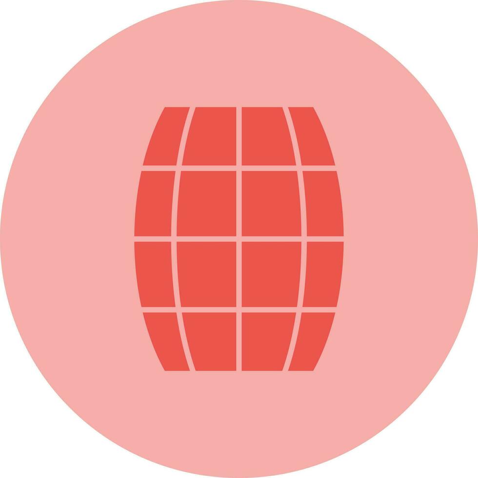 Barrel Glyph Icon vector