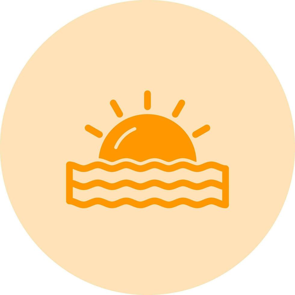 Sunset Vector Icon