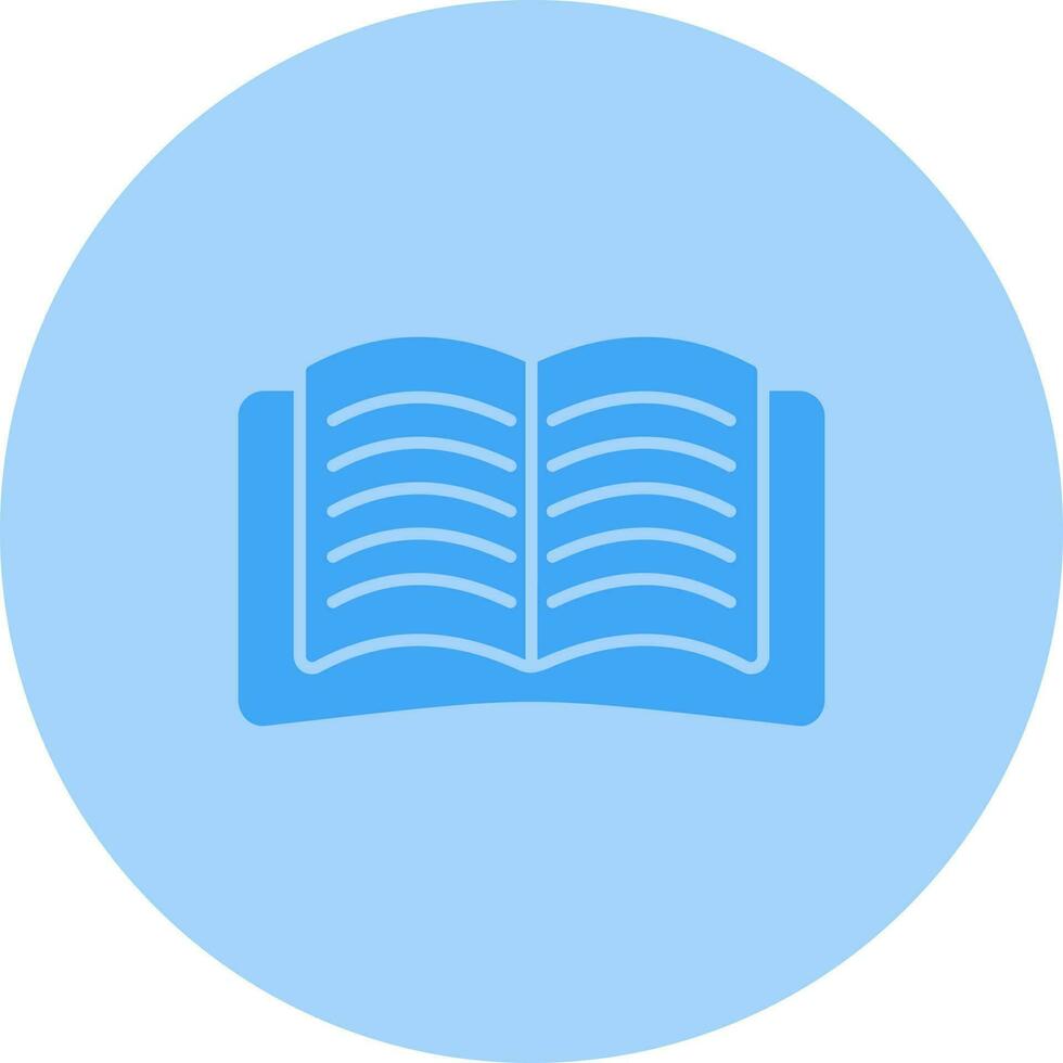 Open Book Vector Icon