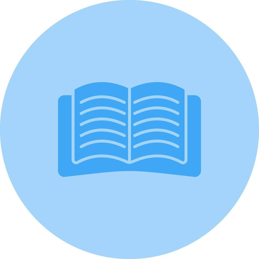 Open Book Vector Icon