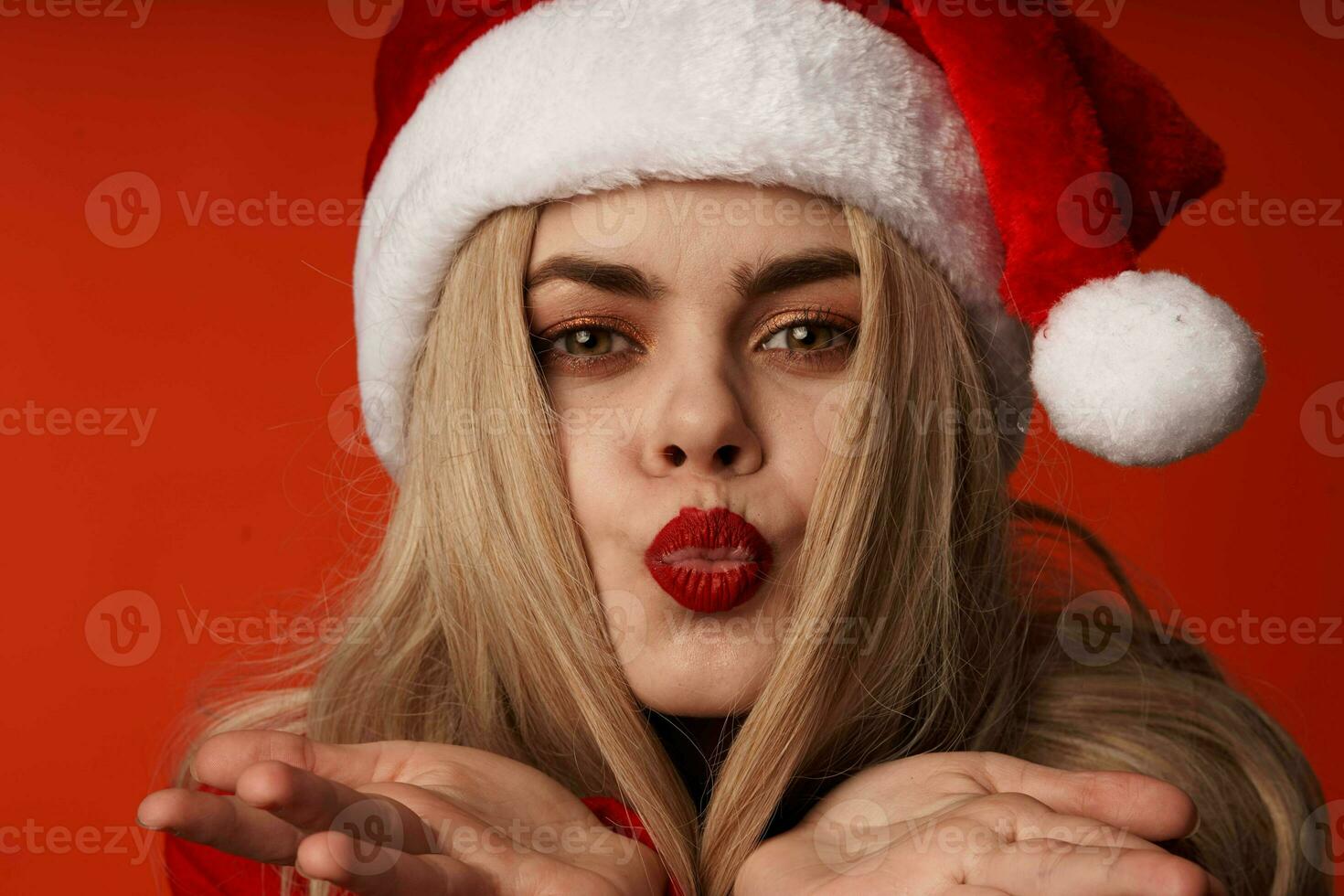 pretty woman christmas holiday new year fun photo