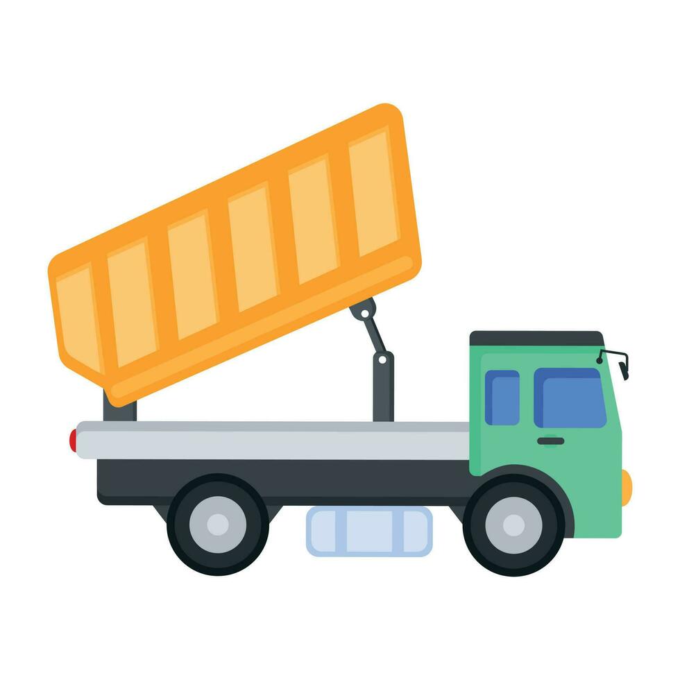 Trendy Junk Truck vector