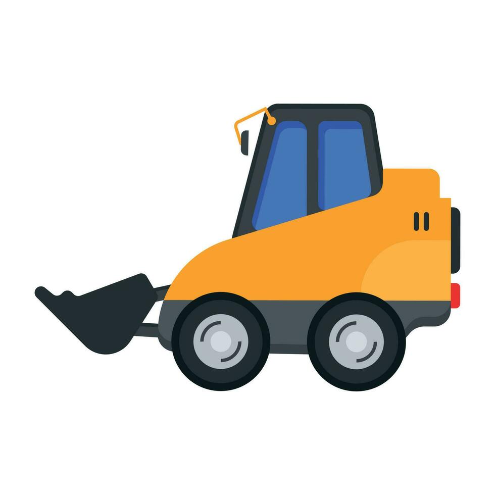 Trendy Wheel Loader vector