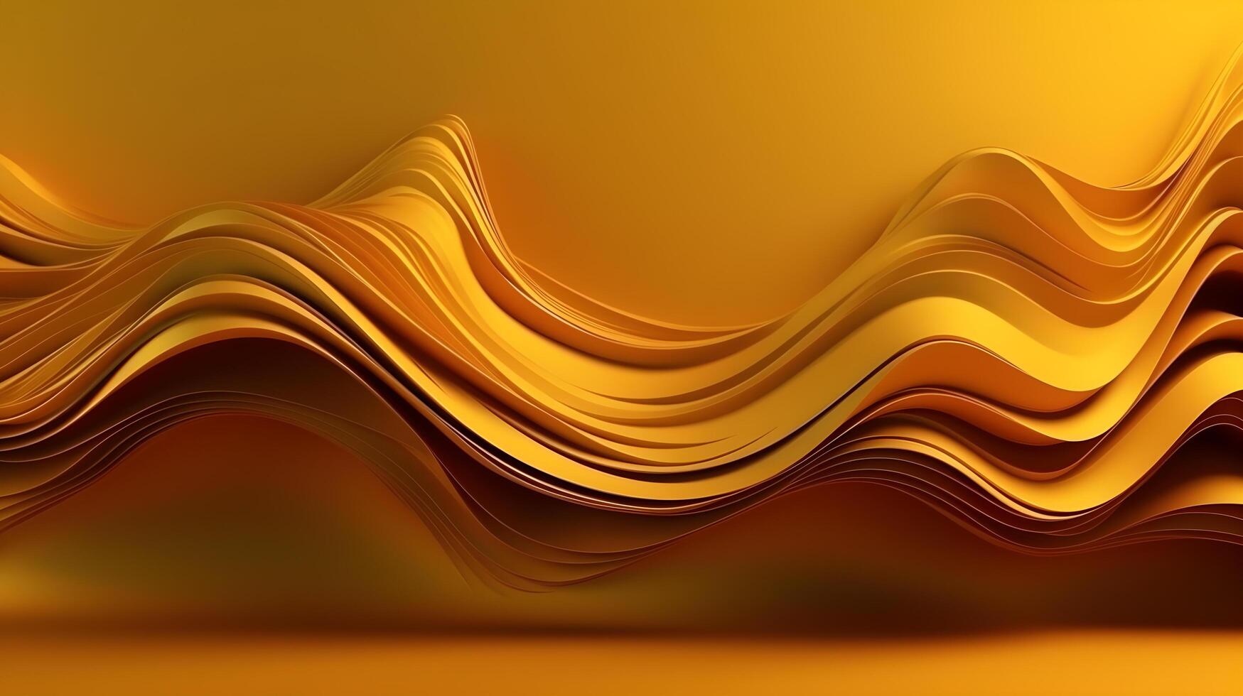 Abstract Background with 3D yellow Gradient Silk Fabric , photo