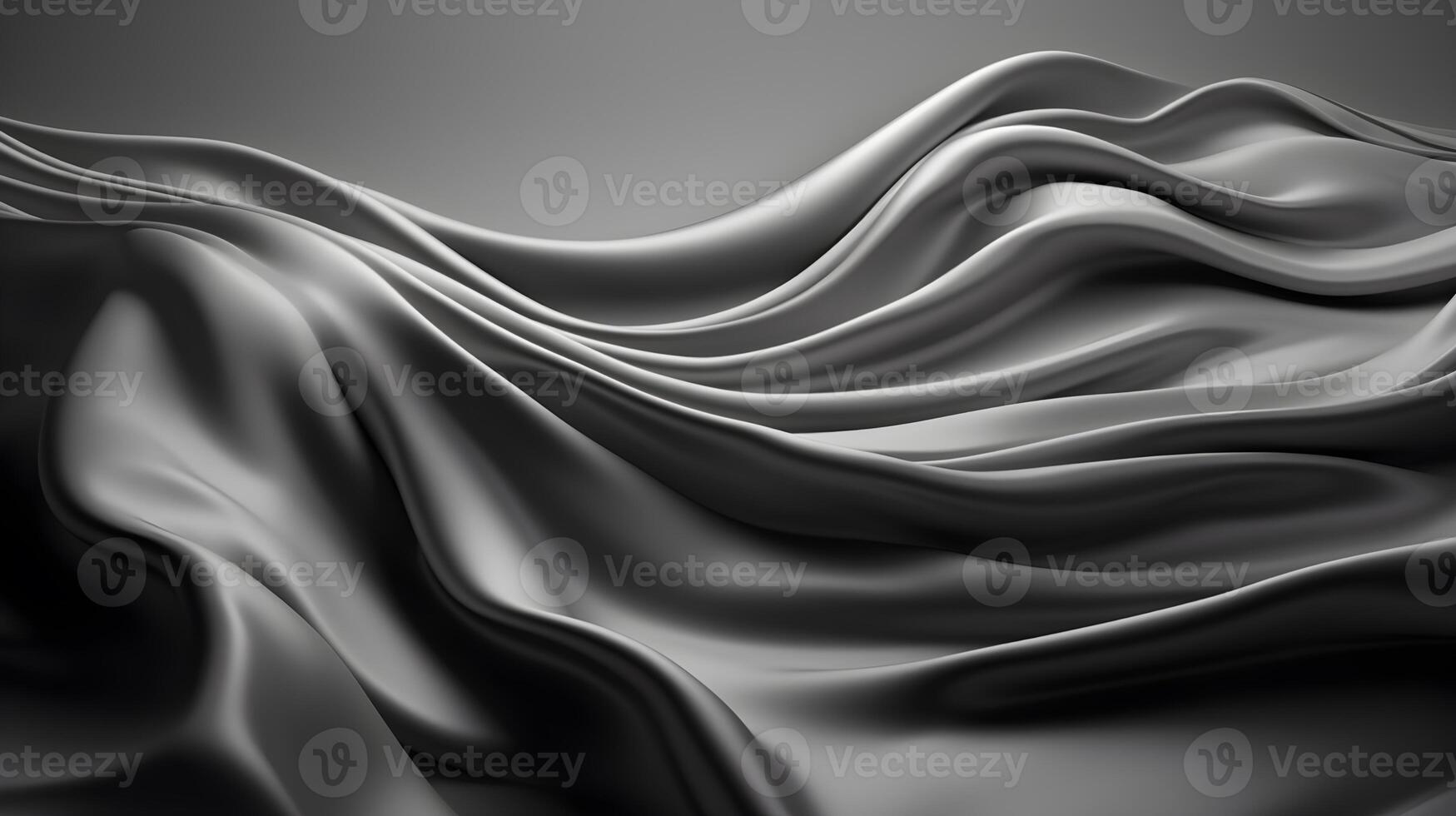 Abstract Background with 3D silver Gradient Silk Fabric , photo