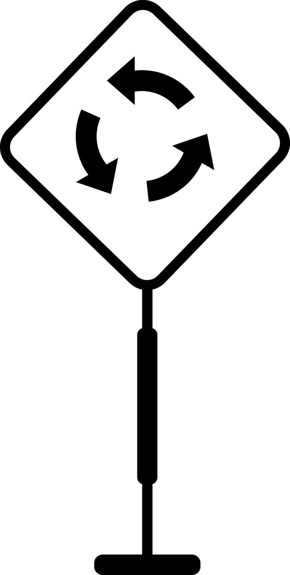 Traffic sign, street, isolated, road, highway, vector, illustration 23730623 Vector Art at Vecteezy